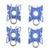 eMagTech Set of 4 Car Window Regulator Slider Front Window