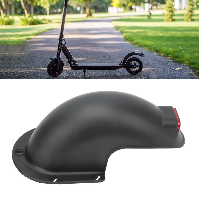 10 Inch Electric Scooter Rear Mudguard with Tail Light Electric