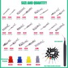 Twidec/800PCS Car Electrical Wire Terminal 21Type 1/1.5/1.8/2.2/2.8/3.5mm Auto Electric Connector