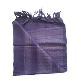 MILSPEC SURPLUS Shemagh Scarf Cotton Arab Head Cover Desert Palestinian Keffiyeh Tactical Army Scarf Hand Made (Plain Purple)