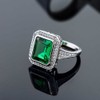 5.00 Ct Vintage Women's 925 Sterling Silver Octagon Cut Nano