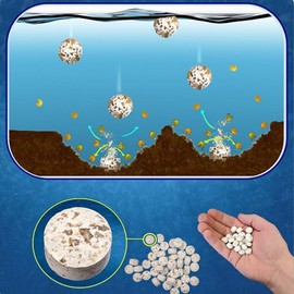 Lake Muck Reducer Tablets - Advanced Lake & Pond Probiotic Water Clarifier for Clearing Muck Away from Pond Bottoms & Lakefronts Enjoy Your Beach (3 lb Bag)