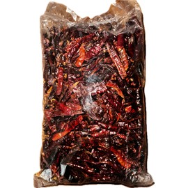 Chile de Arbol Tostado 500 g. Evita la molesta tarea de asar (tostar) los chiles, están listos para todos tus guisos y salsas con un sabor inigualable 100% Mexicano.