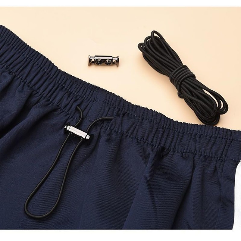 2 Sets 1.2M Strong Elastic Band Sweatpants Waist Drawstring Strap