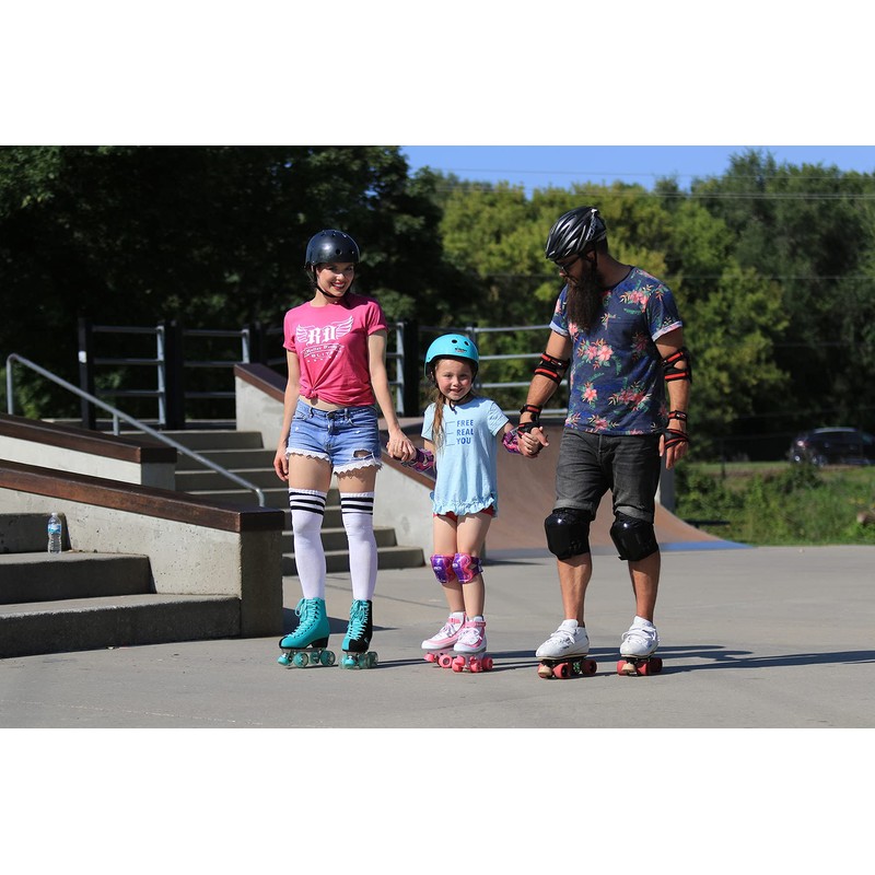 Roller Derby FireStar Youth Girl's Roller Skate White/Pink Size 2