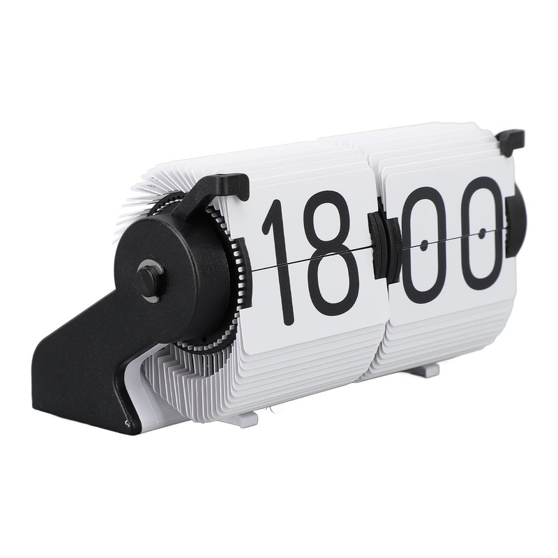 Digital Flip Down Clock Multifunction Mechanical Automatic Down Page Desk