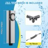 M METERXITY Handheld Bidet Sprayer, 1-In-2-Out Bidet Attachment for Toilet,