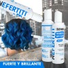 Shampoo Matizador Para Cabello Azul Con Keratina Nefertiti