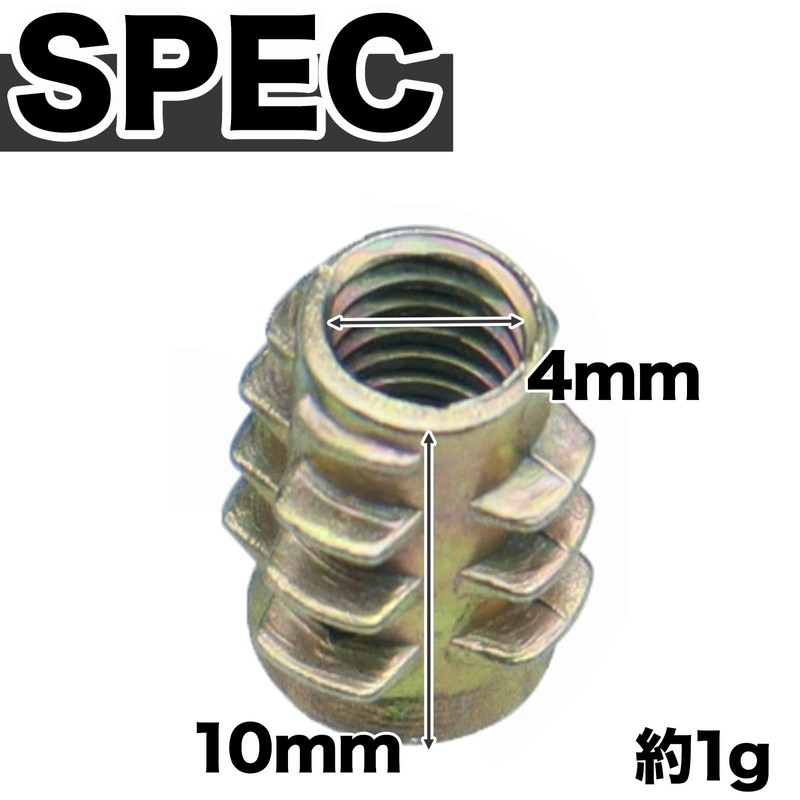 A'sTool Insert Nuts Embedded Screw Nuts Woodworking Hex Hole DIY