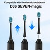 Compatible with 7MAGIC Electric Toothbrush Replacement Brush Heads,for 7MAGIC Electric