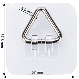 AccEncyc Wall Hangers 20 Pack - Vertical Plate Holders, Adhesive Picture Hanger for Wall Decoration