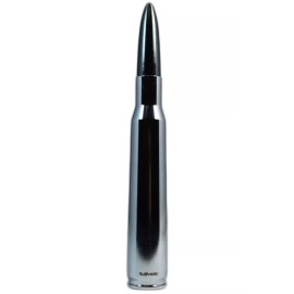 VMS CHROME GUNMETAL BULLET ANTENNA FOR CHEVY SILVERADO N GMC SIERRA 2007 N NEWER