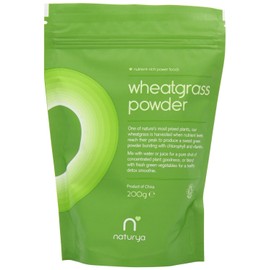 NATURYA Organic Wheatgrass Powder 200g (PACK OF 2)