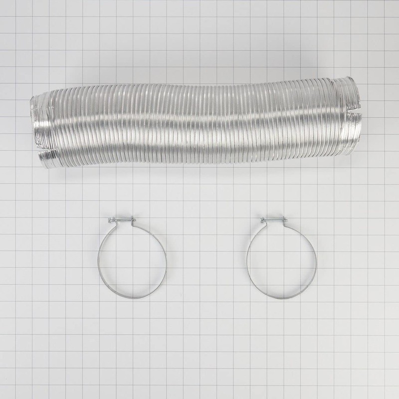 Whirlpool 4396727RP 8-Feet Dryer Vent with Clamps