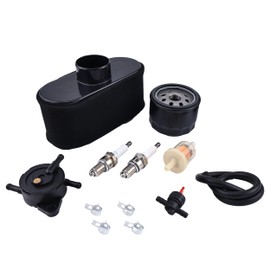 JEENDA 49040-7008 49040-0770 Fuel Pump with Air Oil filter Compatible with Kawasaki FR, FS, FX Series FR651V FR691V FR730V FS481V FS541V FS600V FS651V FS691V FS730V