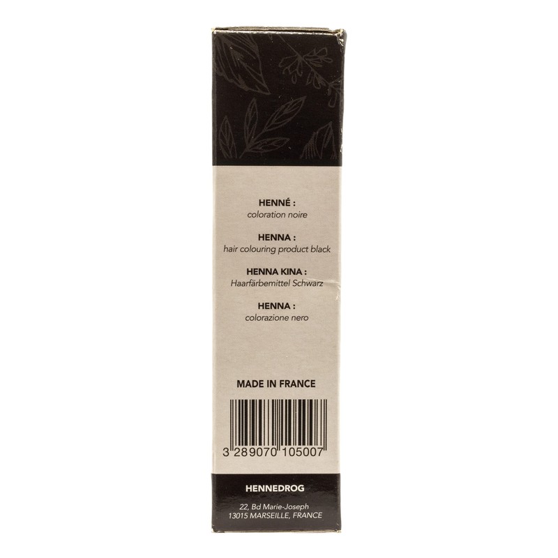 Alibabashop Hennedrog - Henna Natur schwarz - 90 g