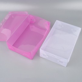 Foldable Multi-purpose Transparent Storage Case Storage Case White 7ea