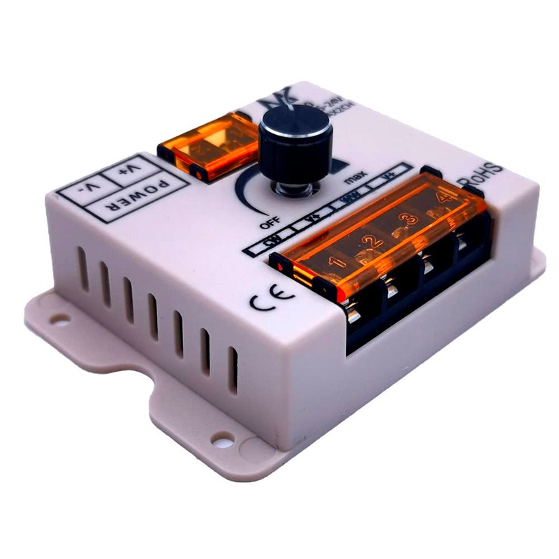 Cleiscry LED Dimmer DC 12V 24V 30A 360W Adjustable Brightness