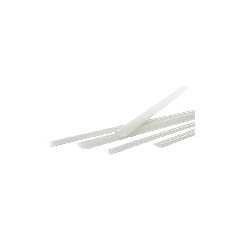 Pavo - Slide Binders 6mm x 25 Pieces Transparent, 20-40