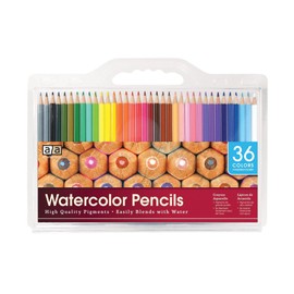 Art Advantage Color Watercolor Pencil Set 36pc – Colored Pencils, Drawing Pencils for Sketching, Shading, Blending – Color Pencils for Adult Coloring Books & Artists