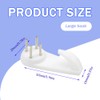 Yosawo 20 Pieces Picture Hooks Non-Trace Hook Plastic Hardwall Hanger