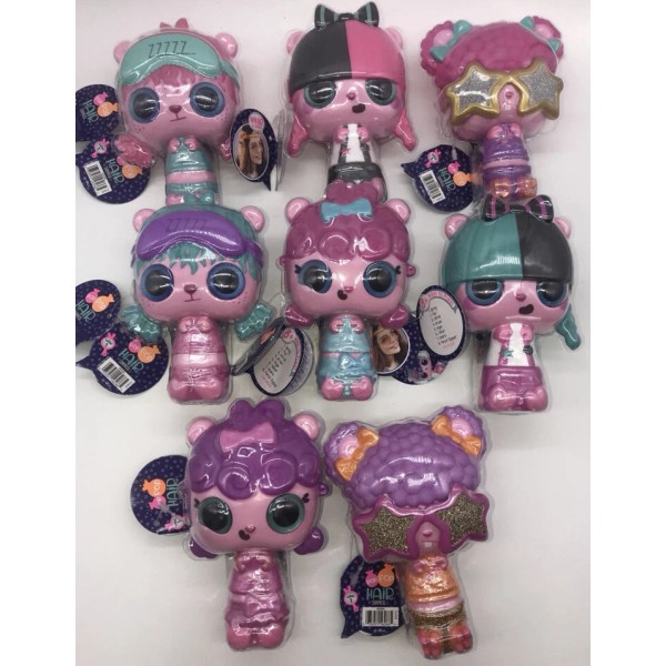 Pop Pop Hair Surprise 3-in-1 Pop Pets with Long Brushable