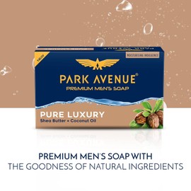Metrey Herbotech Park-Avenue's Premium Bath Soap with Shea Butter and Coconut Oil, 125g, Pack of 4