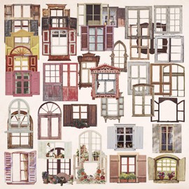 Pack of 40 Scrapbook Accessories, Scrapbooking Lace Paper, Hollow Lace Pattern for Scrapbooking, Vintage Hollow Embossed Photo Frame