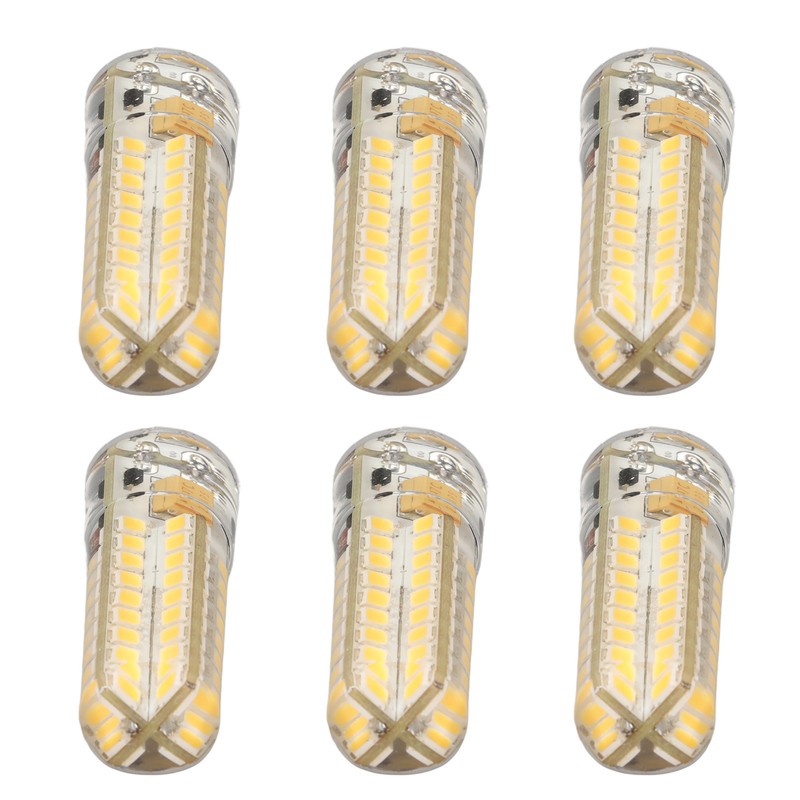 6pcs G4 LED Bulb 700LM 7W 72LED 360 Degree Lighting