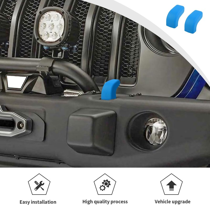 JWWY Tow Hook Covers Trailer Hook Hitch Receiver Rubber Protector