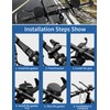 2 PCS Bike rest Bars, Handlebar Bars Bicycle Rest Handlebar