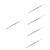 FOMIYES 5pcs Stainless Steel Makeup Mixing Bar Silver Rod for