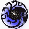 Game of Thrones Record Wall Clock Winter Comes Vinyl Record