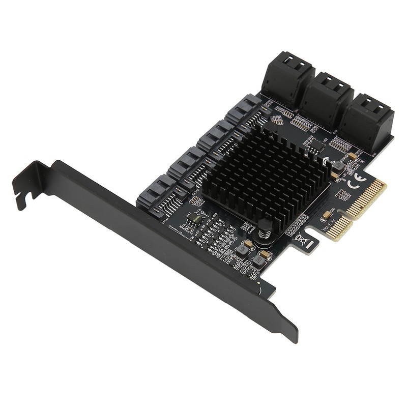 Adapter Card 6Gbps PCIE 4X to 10 Ports SATA3.0 Multi