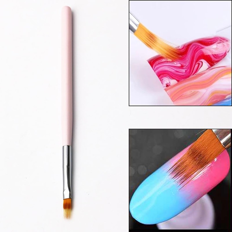 1Pc Professional Nail Art Brush/Manicure Gel Polish Brush/Gradual Color Blooming
