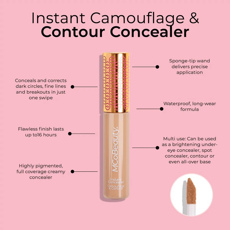 MCoBeauty - Instant Concealer Camouflage and Contour - Full Coverage