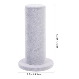 TENDYCOCO Jewelry Display Stand Bracelet Display Stand Hairband Jewelry Bracelet Stand Hair Ties Holder Stand Bracelet Display Tower Display Shelf Vertical Jewelry Display Tower Wood