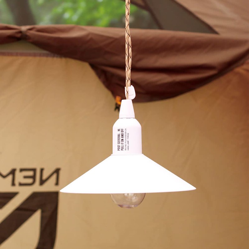 Post General 982070016 Hang Lamp, Type 2, White, Camping LED