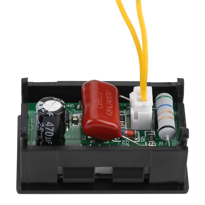 LED Display Digital Voltmeter Voltage Meter 70-380V AC Ammeter 0.36