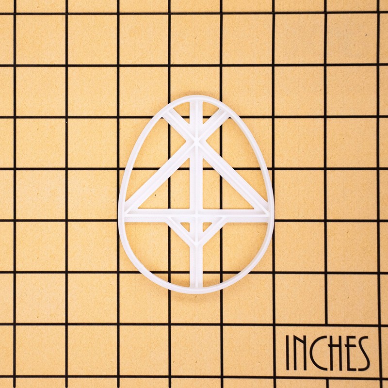 Egg Tangram Cookie Cutter, 1 Piece. Bakerlogy