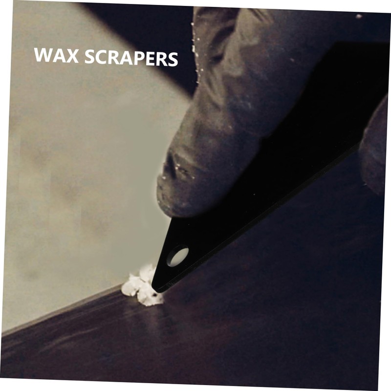 KONTONTY Snowboard Waxing Scraper Tool Acrylic Material Maintenance Kit for