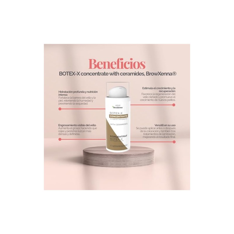 BOTEX‑X – Concentrado Reparador Profesional para Cejas y Pestañas (10 ml)