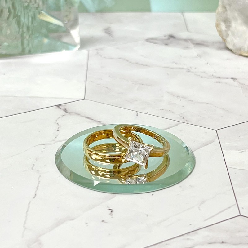 Plymor 2" Round, 3mm Thick Beveled Glass Mirror Circle, Pack