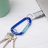 Carabiner 12 Pack - 3" Aluminum Carabiner D Shape Buckle