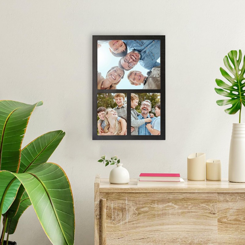 MONT PLEASANT Collage Picture Frame for Wall with 3 Openings