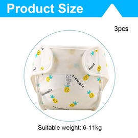 EOYVAIL Baby Swim Nappies, Newborn Swim Nappy, Baby Nappy, Swim Nappy, Washable Swim Nappy (Pack of 3)