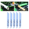 Fafeicy 5piezas de hoja de sierra recíproca de metal Kit