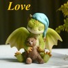 Gemmia Miniature Garden Fairy Dragon Figurine- Going forward Dragon Statue