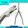 9in (22.9cm) Cast Spreader, 3-Prong Serrated Jaws, Spring-Action Cast Removing