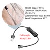 2Pack 5V USB to 3-Pin / 4-Pin PC Fan Power